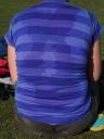 foto de un chico con la camiseta sudada